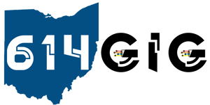 614 Gig Logo Blue
